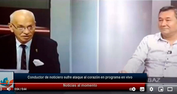 Desfi Depot - Presentador de TV sufre Paro Cardio Respiratorio mientras grababa